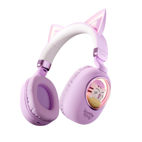 HEADPHONES BLUETOOTH  KBKID5LVD KIDDOBOO DELULU LAVENDER ΜΕ ΜΙΚΡΟΦΩΝΟ